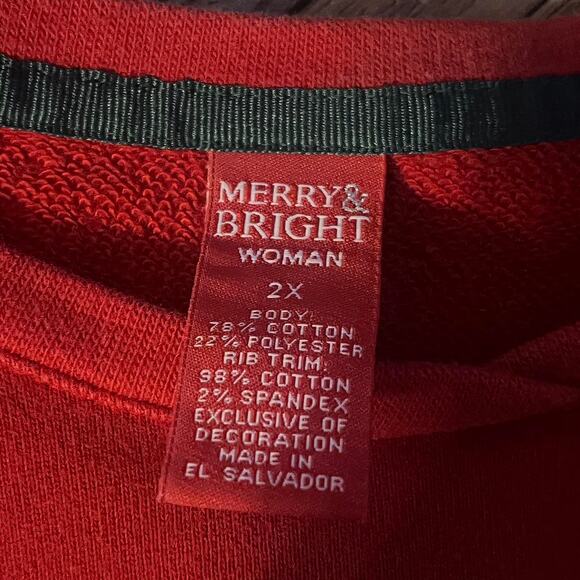 Christmas Sweater Plus size | Grandma long sleeve|Holiday - Picture 6 of 7